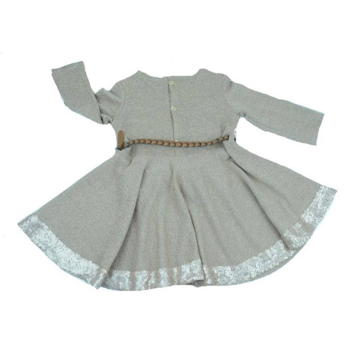 Rochita eleganta pentru fete Colibri REF1-MA-62, Crem [5]