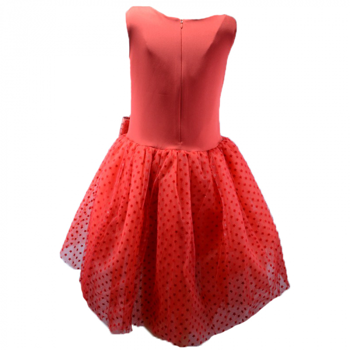 Rochita eleganta pentru fete Deva Kids 00-008-98, Rosu [5]