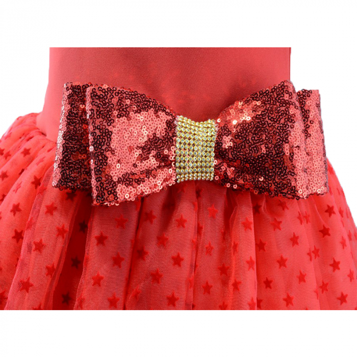 Rochita eleganta pentru fete Deva Kids 00-008-98, Rosu [2]