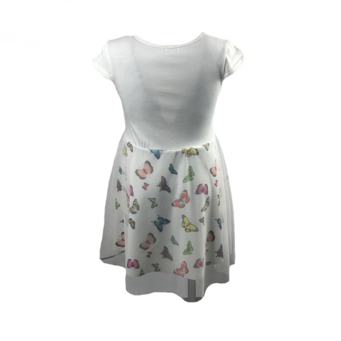 Rochita eleganta pentru fete Happy House 191255-A-128, Alb [3]