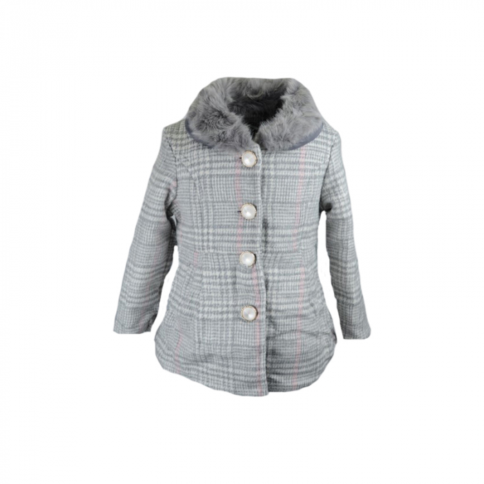 Rochita eleganta pentru fete Happy House HH221-92-cm, Gri [14]