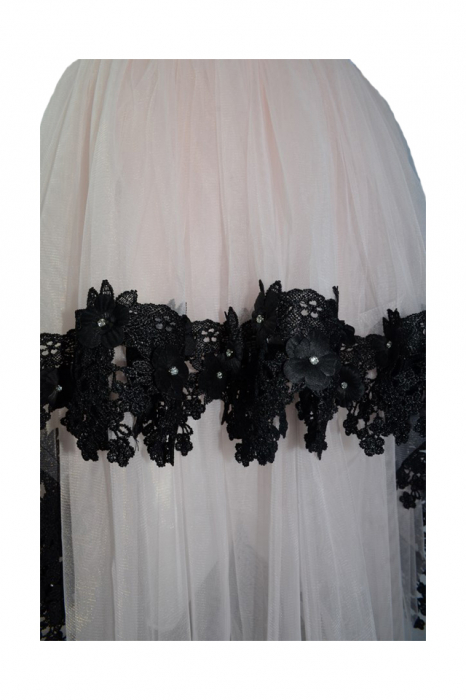Rochita eleganta pentru fete Micul Vip RMV3-N-104, Negru [3]
