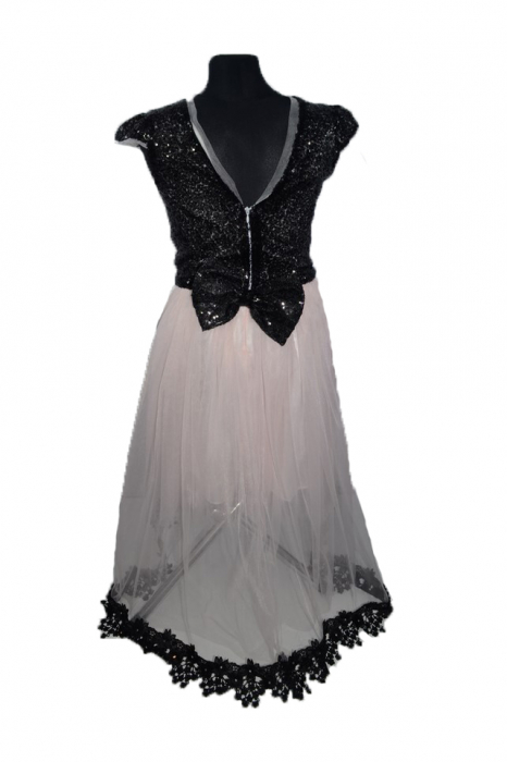Rochita eleganta pentru fete Micul Vip RMV3-N-104, Negru [2]