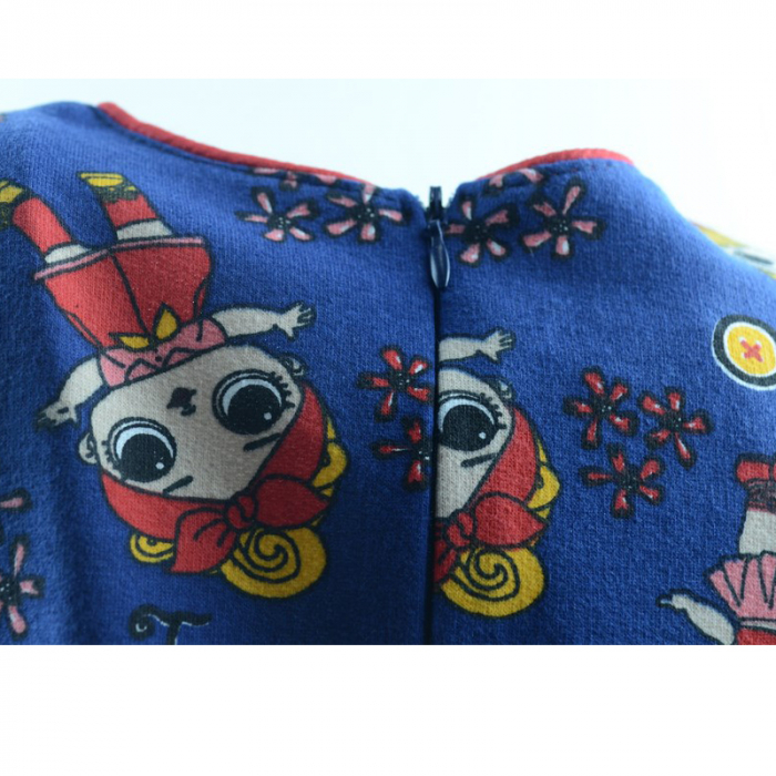 Rochita eleganta pentru fete Mini Junior ASJ7-104, Multicolor [2]