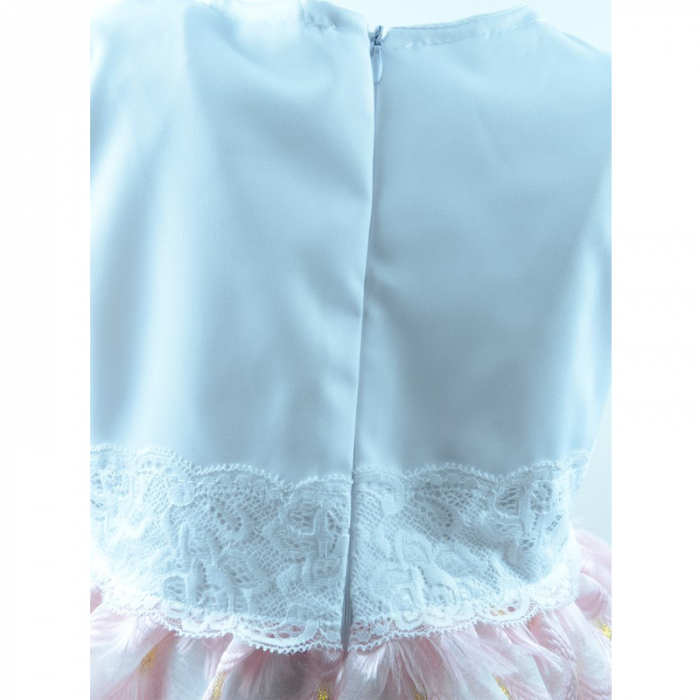 Rochita eleganta pentru fete Mini Junior ASJ9-128, Multicolor [3]