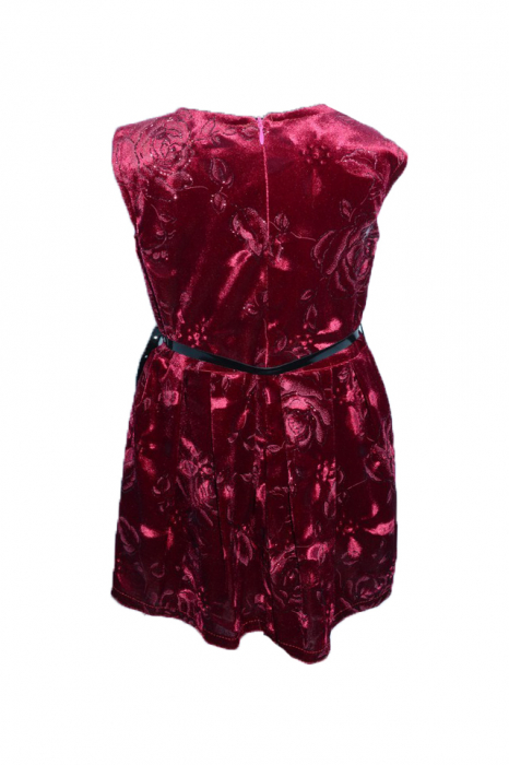 Rochita eleganta pentru fete Mini Junior RF-1-104, Visiniu [3]