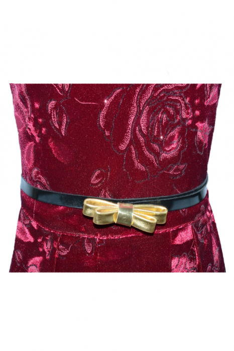 Rochita eleganta pentru fete Mini Junior RF-1-104, Visiniu [2]
