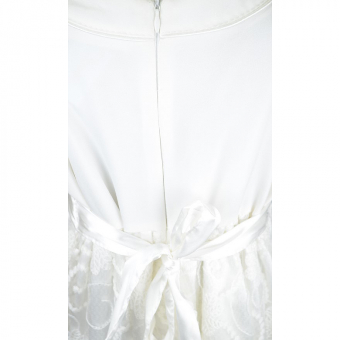 Rochita eleganta pentru fete Mini Junior RM-1-128-cm, Alb [2]