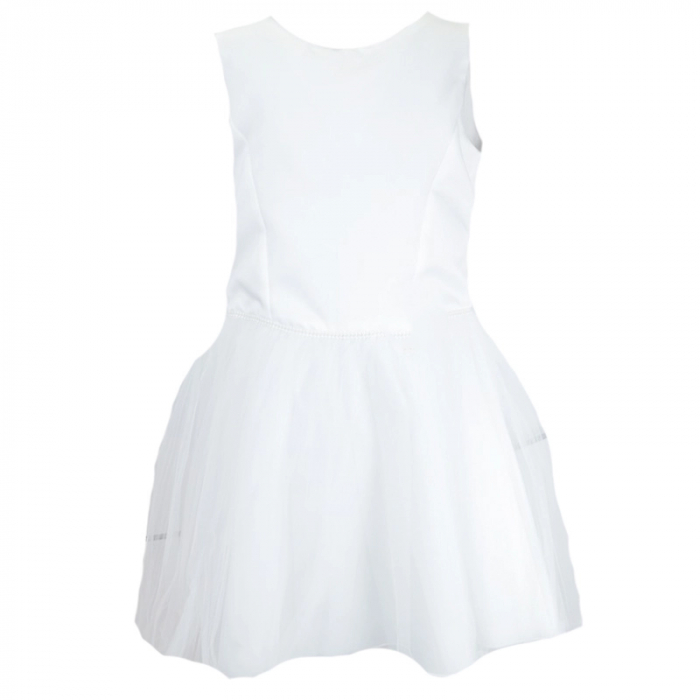 Rochita eleganta pentru fete Mini Junior RM-15-134-cm, Alb [1]
