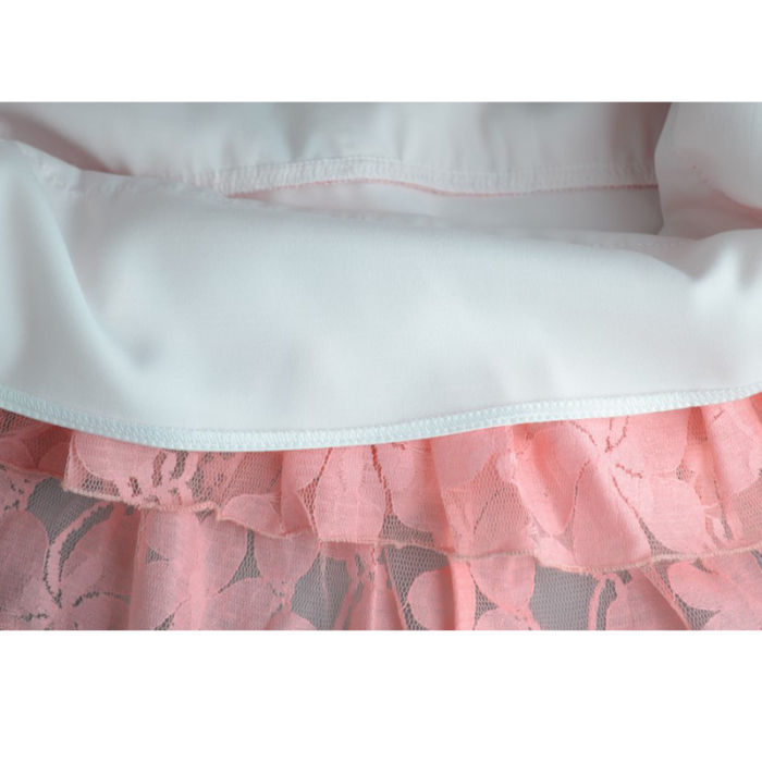 Rochita eleganta pentru fete Mini Junior RM-3-128-cm, Roz [4]