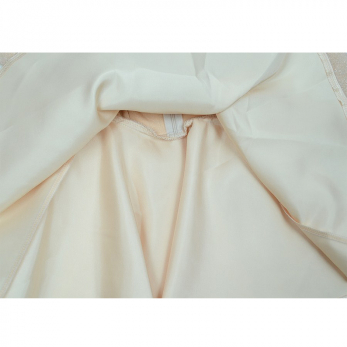 Rochita eleganta pentru fete Mini Junior SN-26-110-cm, Crem [4]