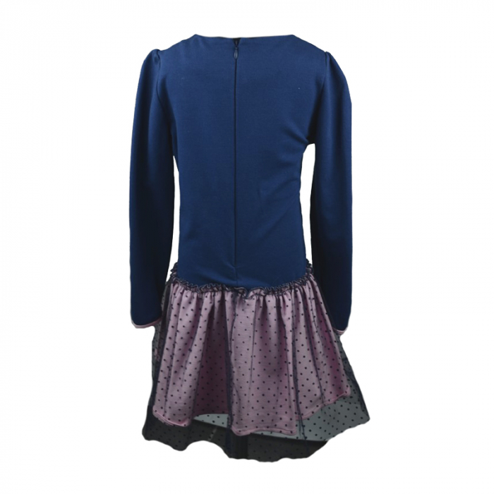 Rochita eleganta pentru fete Pandanam PNDM3-AL-110, Bleumarin [2]