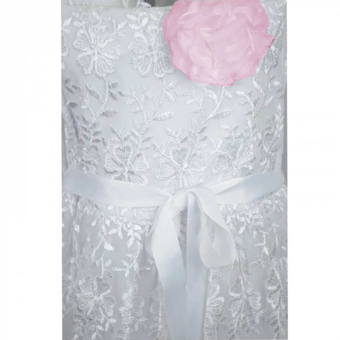 Rochita eleganta pentru fete RCHF7-128, Alb [2]