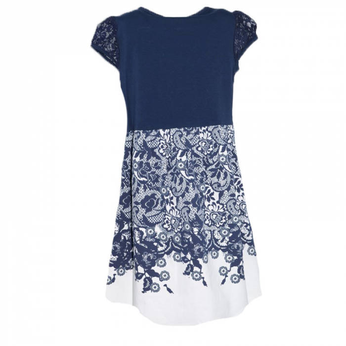 Rochita pentru fete Atut 6042_116 cm, Bleumarin [2]