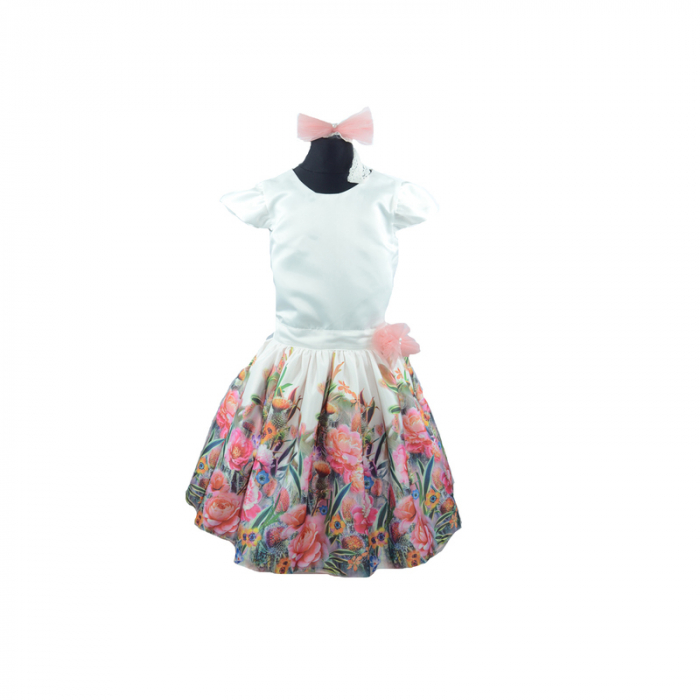 Rochita pentru fete Colibri 1109-A1-98, Alb [4]