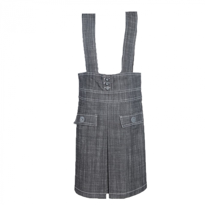 Rochita pentru fete Mini Junior 128-95G1_128 cm, Gri [1]