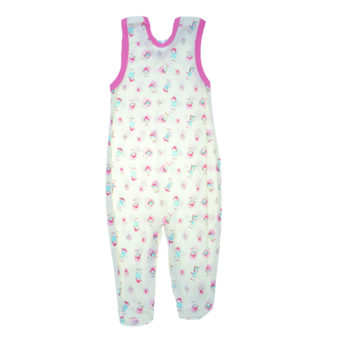 Salopeta fara maneci pentru fete Koala Bobas Fashion 1812G-80, Multicolor [2]