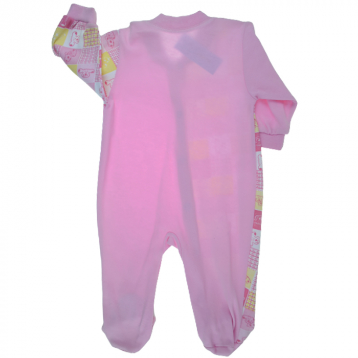 Salopeta cu maneca lunga pentru fete Mini Junior M8634589-68, Roz [2]