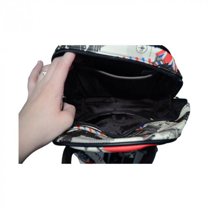 Rucsac dama 28 x 22 x 10 cm Caslon 6905-M, Multicolor [3]
