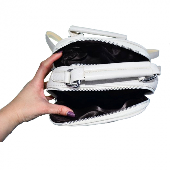 Rucsac dama casual Caslon RS-C1, Crem [5]