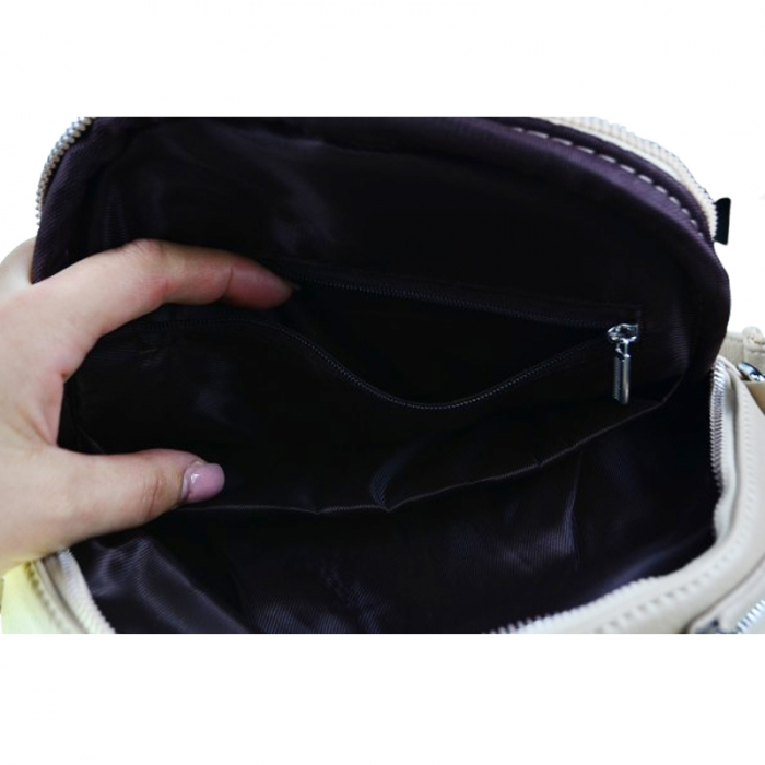 Rucsac de dama casual Caslon RS-C9, Bej [4]