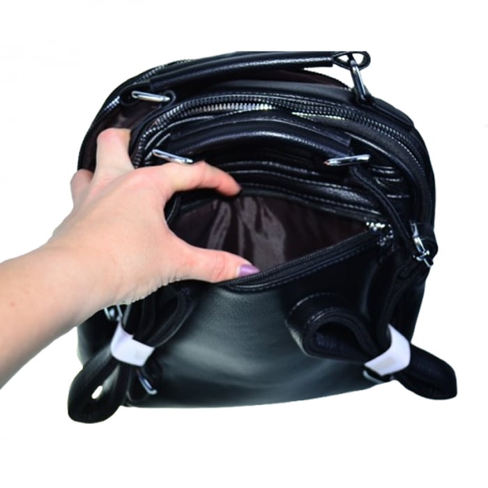 Rucsac de dama casual Caslon RS-C8, Negru [7]