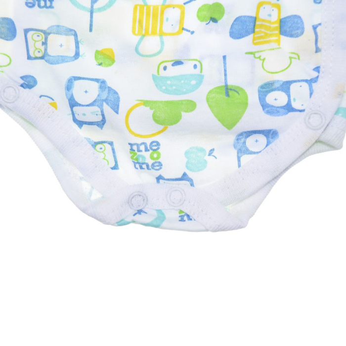 Body cu maneca lunga pentru baieti Happy CA52427-B, Multicolor [3]