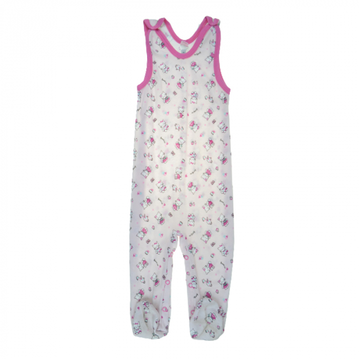 Salopeta fara maneci pentru fete Koala Bobas Fashion 1813RM-86, Roz [1]