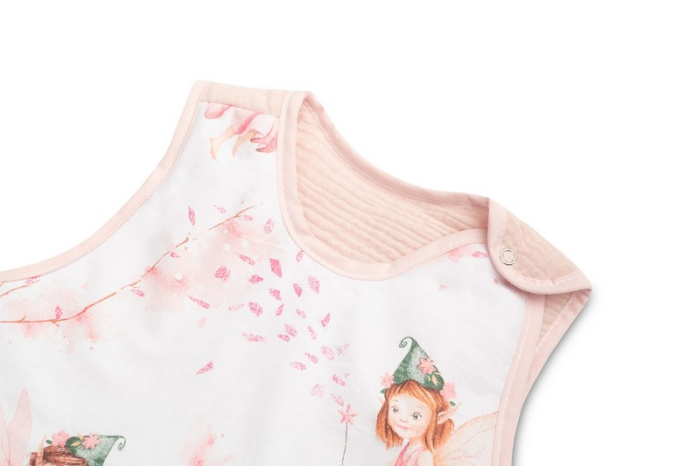 Sac de dormit fara picioare din bumbac marimea M pentru copii Sensillo SILLO-399058, Roz [3]