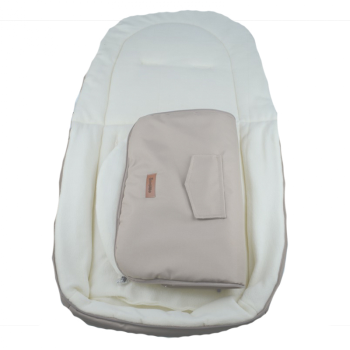 Sac de dormit pentru copii 95 x 40 cm Sensillo 524952, Crem [4]