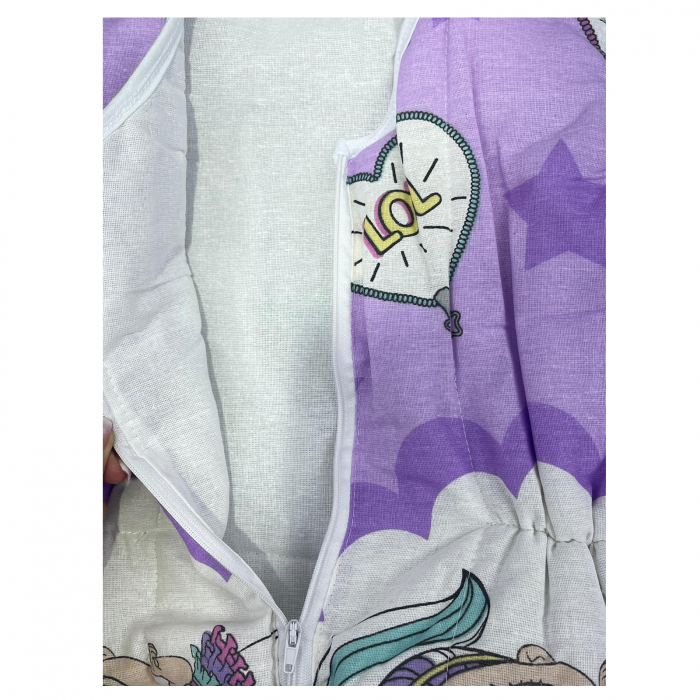 Sac de dormit pentru fete Mini Junior LOL 142-02MV, Mov [3]