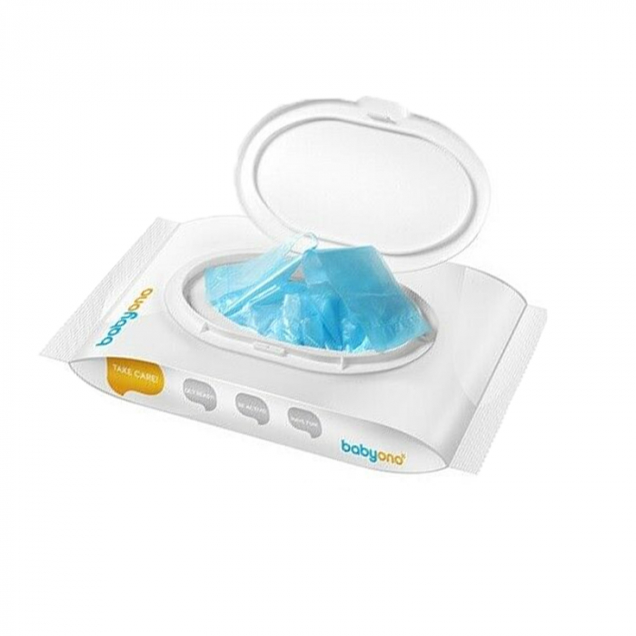 Saci parfumati pentru scutece BabyOno 1052, Albastru [2]