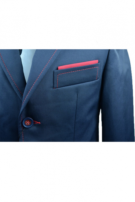 Sacou elegant pentru baieti Janke SLA13-B-128-cm, Bleumarin [2]