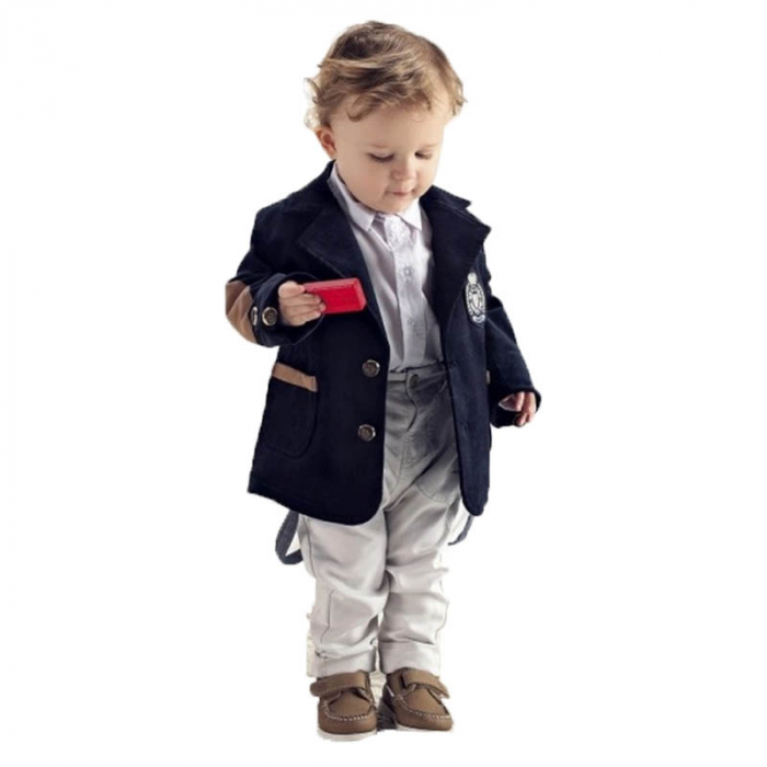 Sacou pentru baieti LA Kids 6268-1-62, Bleumarin [4]