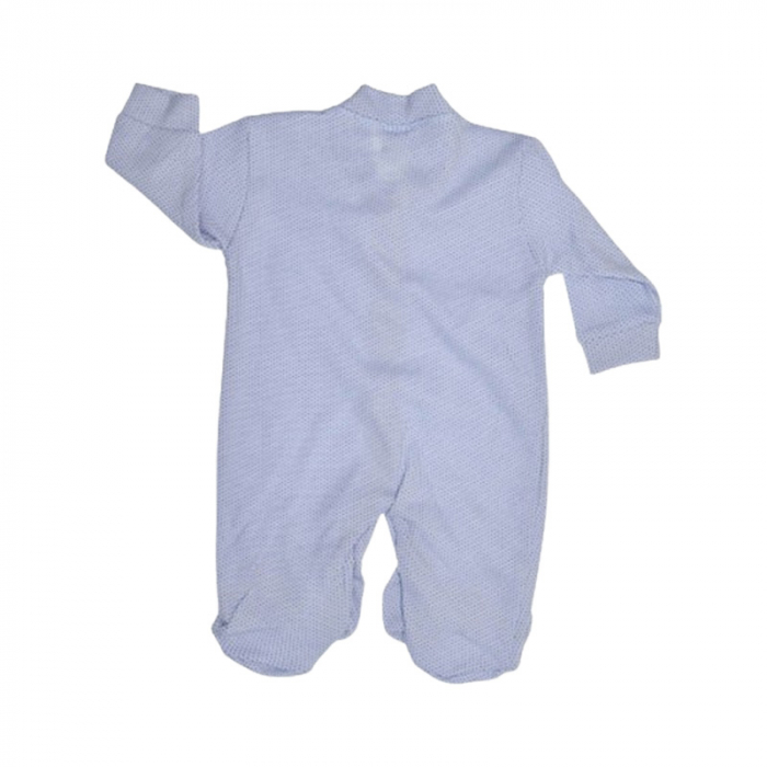 Salopeta cu maneca lunga, cu buline, pentru baieti, Mini Junior SLPC1408AB2, Albastru [2]
