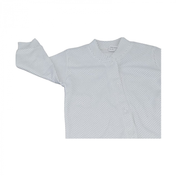 Salopeta cu maneca lunga, cu buline, pentru copii, Mini Junior SLPC1408AB, Alb [3]