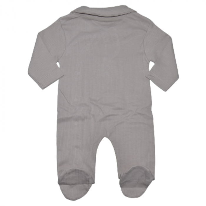Salopeta cu maneca lunga pentru baieti Ciccimbaby DL120, Gri [2]
