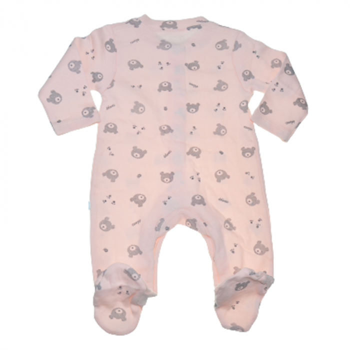 Salopeta cu maneca lunga pentru fete Ciccimbaby DL124, Roz [2]