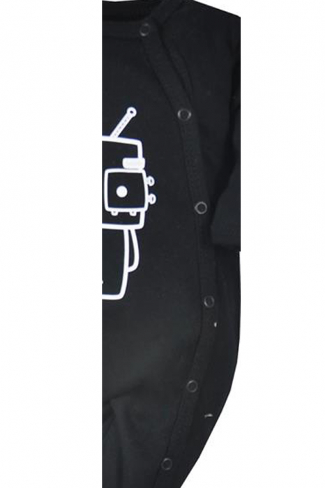 Salopeta cu maneca lunga pentru baieti Koala Robot 06-621N-68-cm, Negru [3]