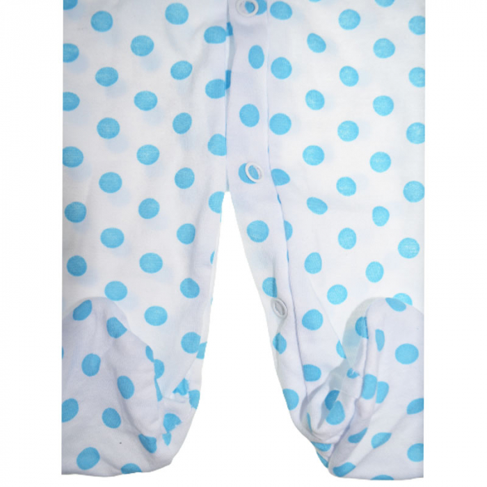 Salopeta cu maneca lunga pentru baieti Mini Junior 080923-2, Alb [3]