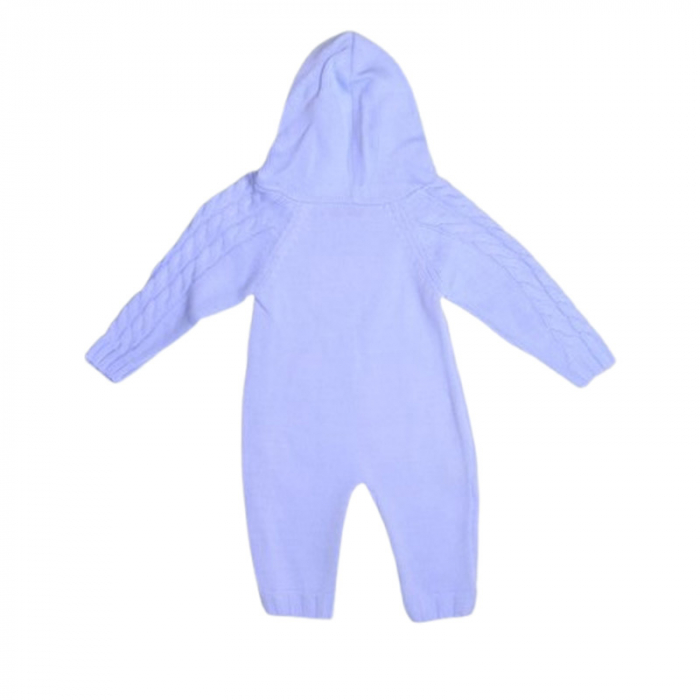 Salopeta cu maneca lunga, pentru baieti, Mini Junior 1129A, Albastru deschis [3]