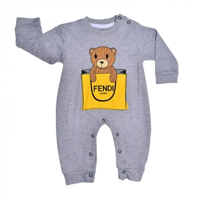 Salopeta cu maneca lunga, pentru baieti, Mini Junior 2708G, Gri [1]