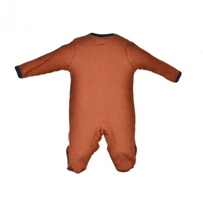 Salopeta cu maneca lunga pentru baieti Mini Junior SALMJ-1, Maro [3]