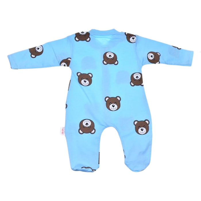 Salopeta cu maneca lunga pentru baieti Mini Junior SALMJ-24, Albastru [3]