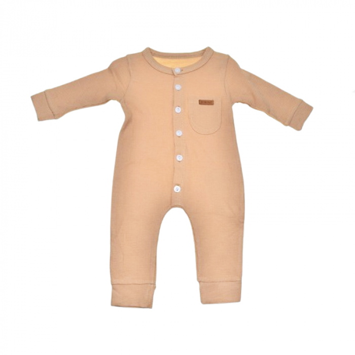 Salopeta cu maneca lunga pentru baieti Mini Junior SALMJ-28, Bej [1]