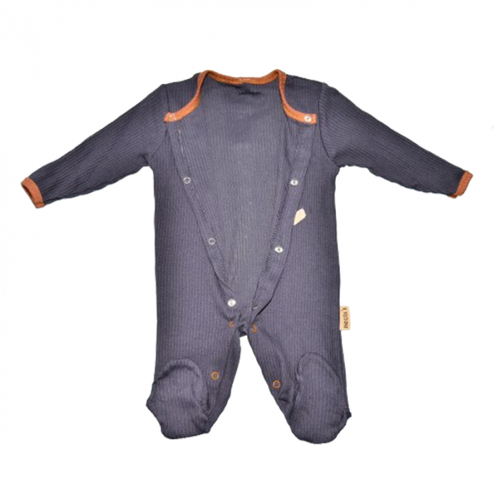 Salopeta cu maneca lunga pentru baieti Mini Junior SALMJ-3, Bleumarin [4]