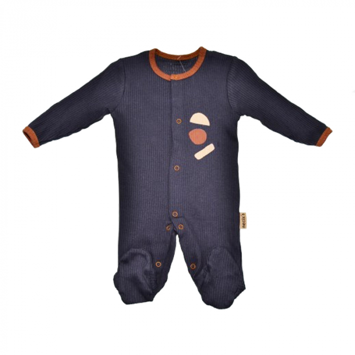 Salopeta cu maneca lunga pentru baieti Mini Junior SALMJ-3, Bleumarin [1]