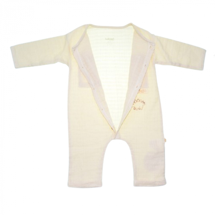 Salopeta cu maneca lunga pentru baieti Mini Junior SALMJ-35, Galben [3]