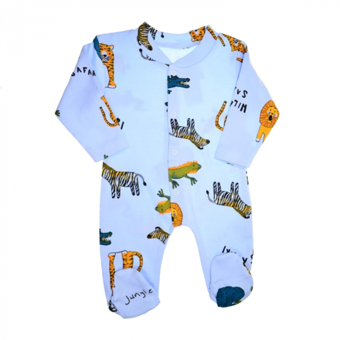 Salopeta cu maneca lunga pentru baieti Mini Junior SLP-MJ13, Albastru [1]