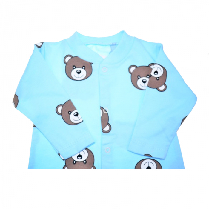 Salopeta cu maneca lunga pentru baieti Mini Junior SLP-MJ21, Albastru [4]